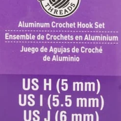 Budget ðŸ’¯ Aluminum Crochet Hook Set by Loops & Threads®, H-J ðŸ‘