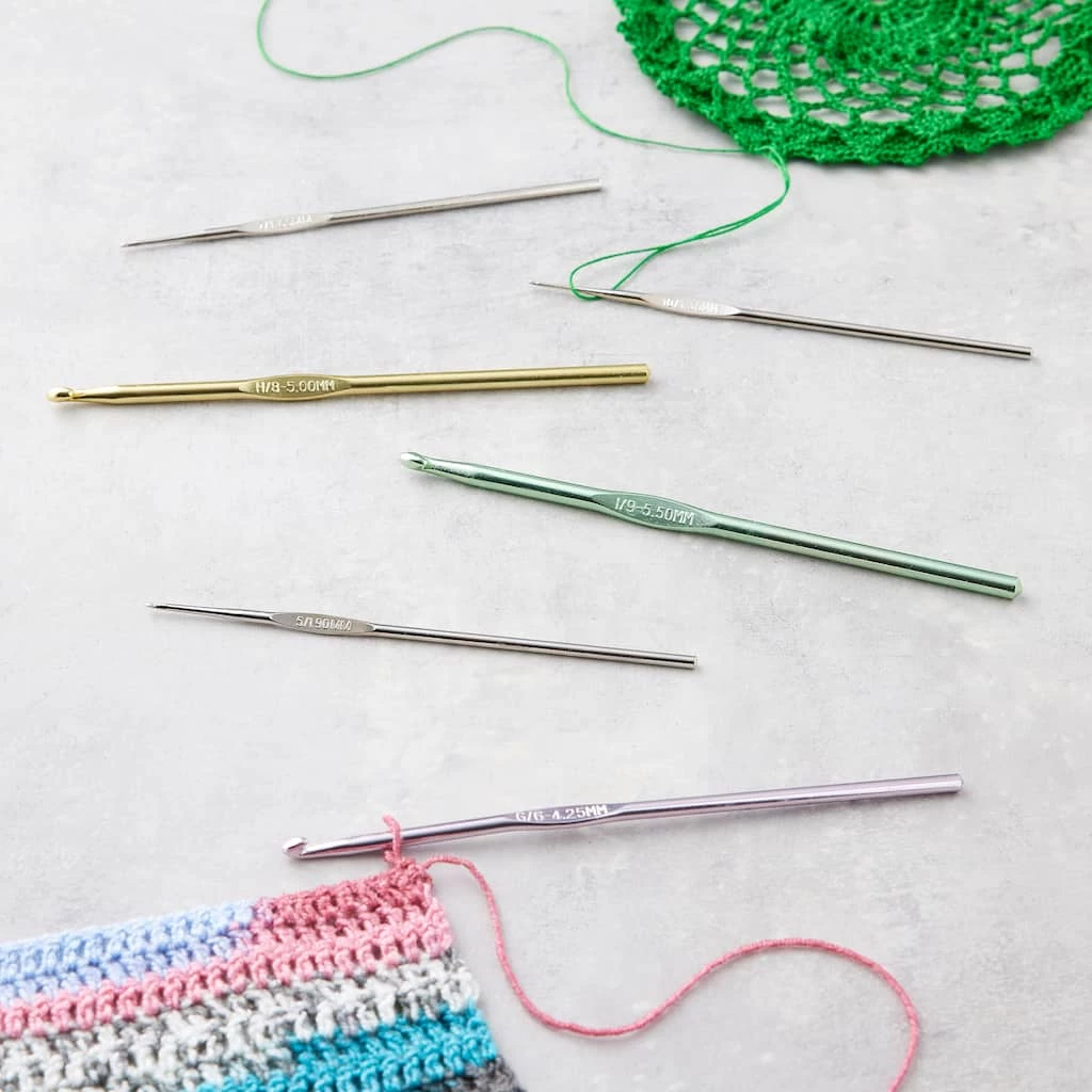 Budget 🔥 Steel & Aluminum Crochet Hook Value Set by Loops & Threads® 🧨 2 Budget 🔥 Steel & Aluminum Crochet Hook Value Set by Loops & Threads® 🧨 - Image 2