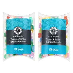 Buy ðŸŒŸ Assorted Brights Craft Button Value Pack by Loops & Threads™ ðŸ’¯