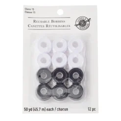 Deals âœ”ï¸ Loops & Threads™ Reusable Bobbins, Black & White ðŸ””