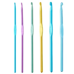 Best Pirce ðŸ›’ Anodized Crochet Hook Set by Loops & Threads®, E-J ðŸ¥° -Loops & Threads Store 10154168 31