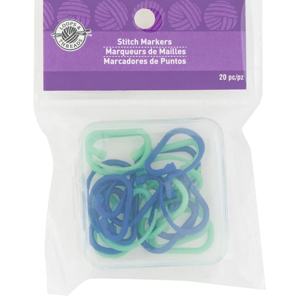 New 🧨 Loops & Threads® Carabiner Stitch Markers, 20ct. 🛒 1 New 🧨 Loops & Threads® Carabiner Stitch Markers, 20ct. 🛒
