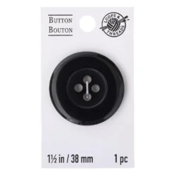 Top 10 ðŸ§¨ 1.5" Black Button by Loops & Threads™ âŒ›