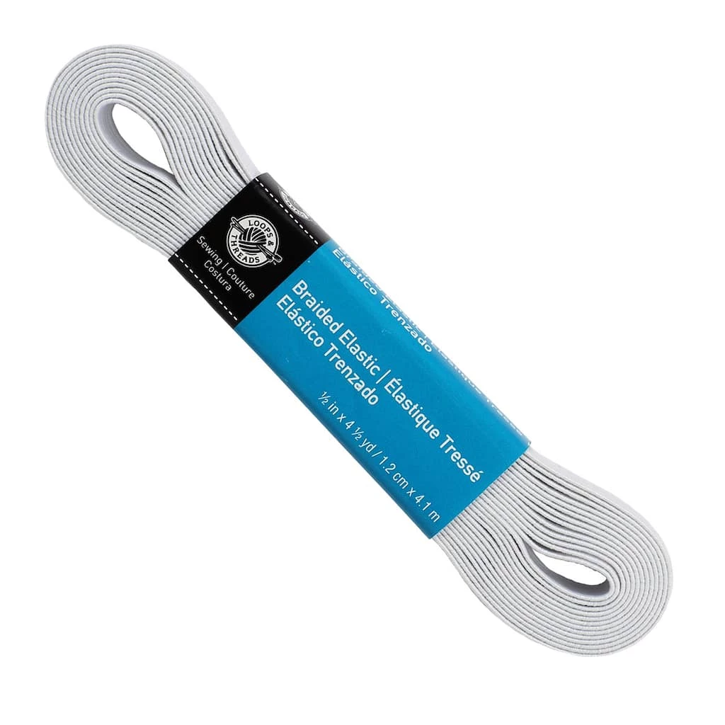 Hot Sale 🎠1/2" Braided Elastic by Loops & Threads™ 🔔 1 Hot Sale 🎠1/2" Braided Elastic by Loops & Threads™ 🔔