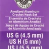 Flash Sale 🔔 Anodized Aluminum Crochet Hook Set by Loops & Threads®, G-I 😀 9 Flash Sale 🔔 Anodized Aluminum Crochet Hook Set by Loops & Threads®, G-I 😀 -Loops & Threads Store 10248696 u