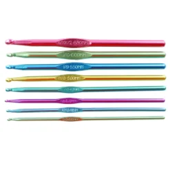 Top 10 ðŸ”” Anodized Aluminum Crochet Hook Set by Loops & Threads®, D-K ðŸŽ