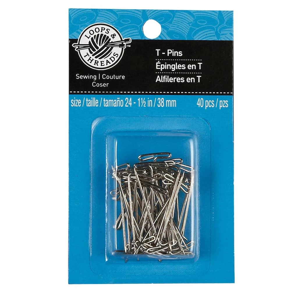 New â Loops & Threads™ T-Pins, 1 1/2" 🛒 1 New â Loops & Threads™ T-Pins, 1 1/2" 🛒
