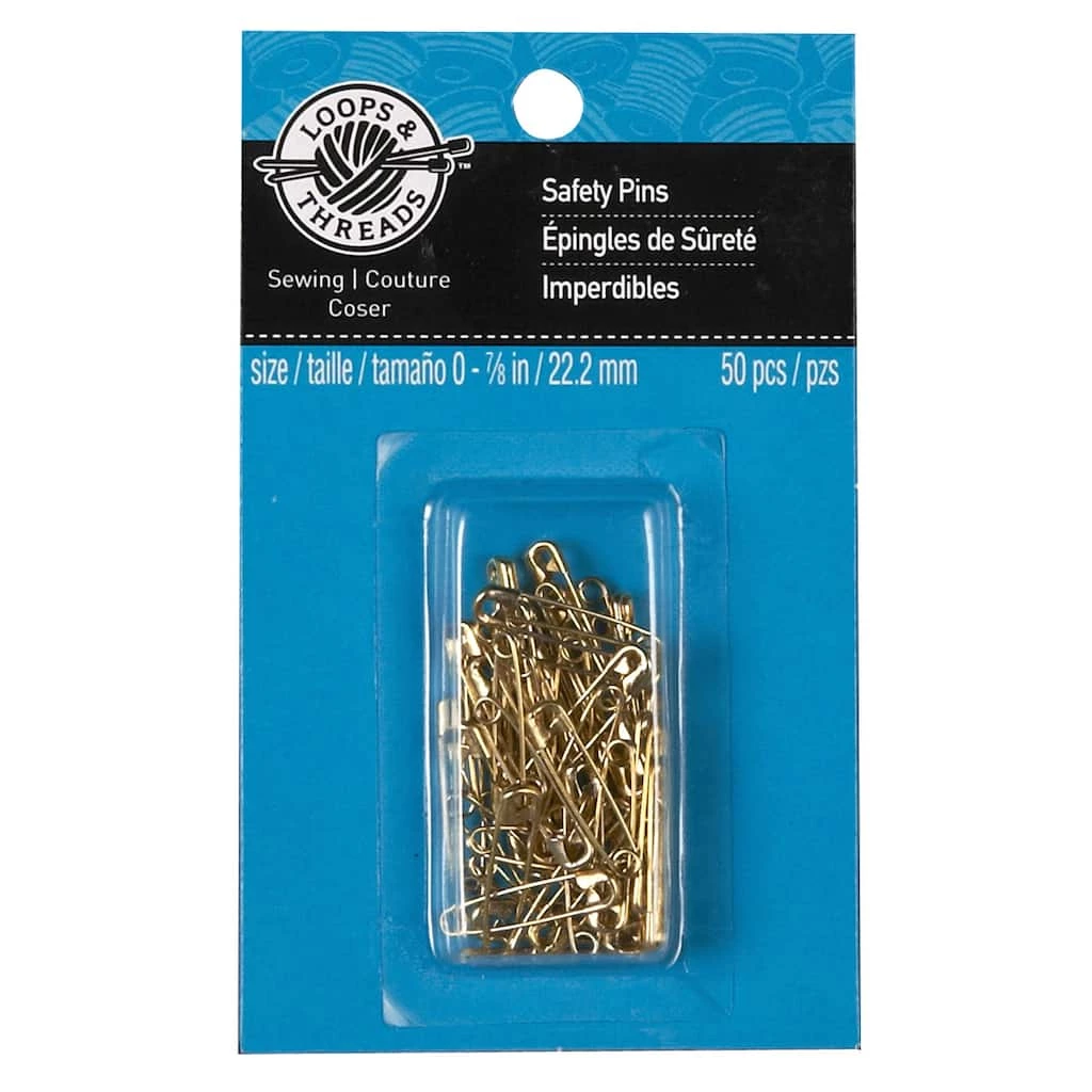 Hot Sale 🔥 Loops & Threads™ Safety Pins, 7/8" 💯 1 Hot Sale 🔥 Loops & Threads™ Safety Pins, 7/8" 💯