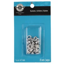 Promo ðŸ˜€ 12 Packs: 25 ct. (300 total) 3/16" Silver Eyelets by Loops & Threads™ ðŸŒŸ