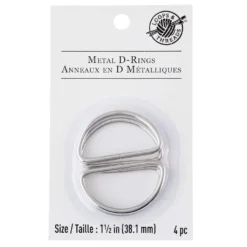 Promo ✨ Loops & Threads™ Metal D-Rings, 1 1/2" 💯 5 Promo ✨ Loops & Threads™ Metal D-Rings, 1 1/2" 💯 -Loops & Threads Store 10354238 30