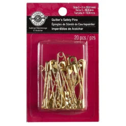 Flash Sale 🛒 12 Packs: 20 ct. (240 total) 2" Gold Quilter's Safety Pins by Loops & Threads™ ðŸ‘