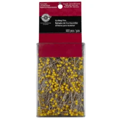 Best deal 🔔 12 Packs: 500 ct. (6,000 total) 1.75" Yellow Ball Quilting Pins by Loops & Threads™ 🌟 5 Best deal 🔔 12 Packs: 500 ct. (6,000 total) 1.75" Yellow Ball Quilting Pins by Loops & Threads™ 🌟 -Loops & Threads Store 10354316