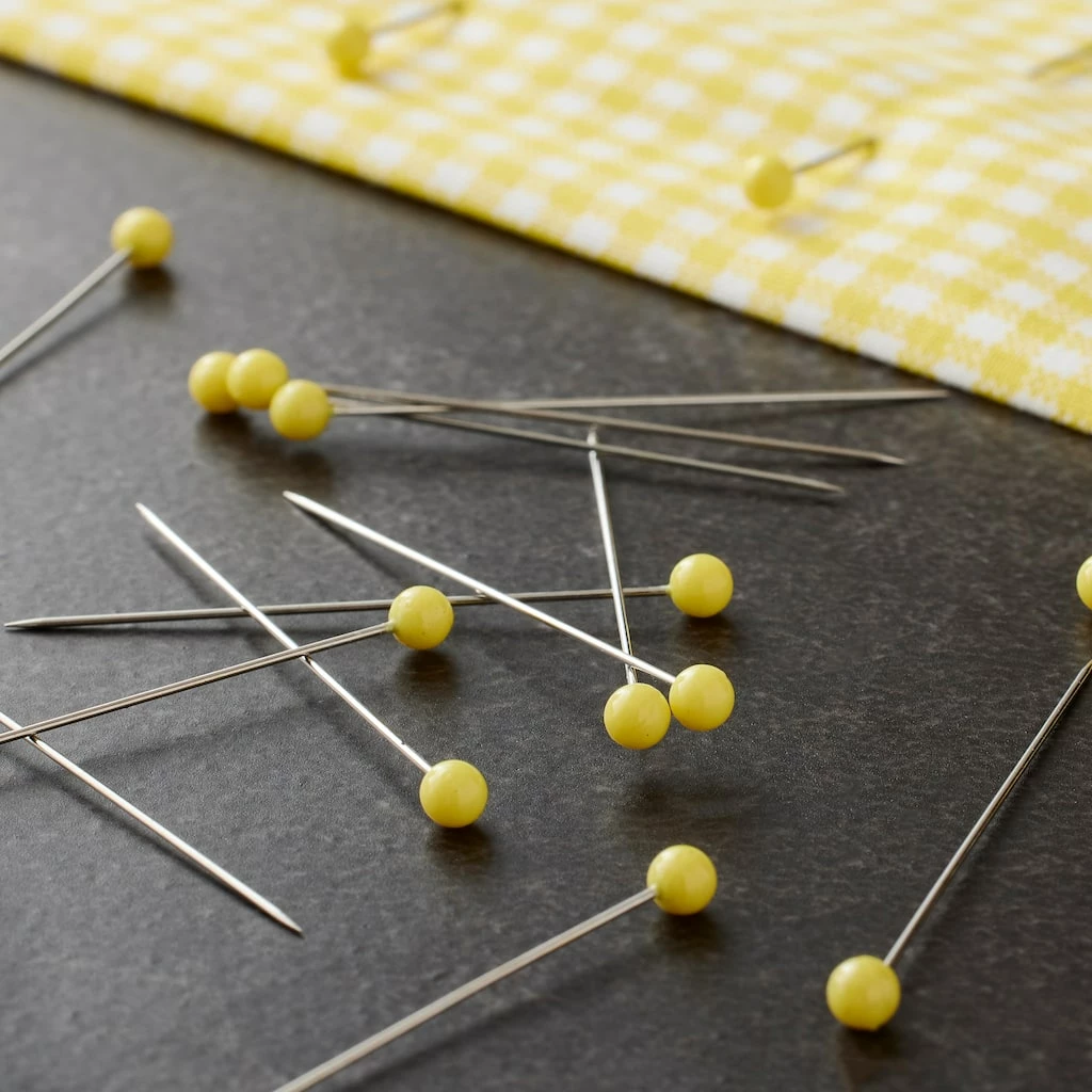 Best deal 🔔 12 Packs: 500 ct. (6,000 total) 1.75" Yellow Ball Quilting Pins by Loops & Threads™ 🌟 2 Best deal 🔔 12 Packs: 500 ct. (6,000 total) 1.75" Yellow Ball Quilting Pins by Loops & Threads™ 🌟 - Image 2