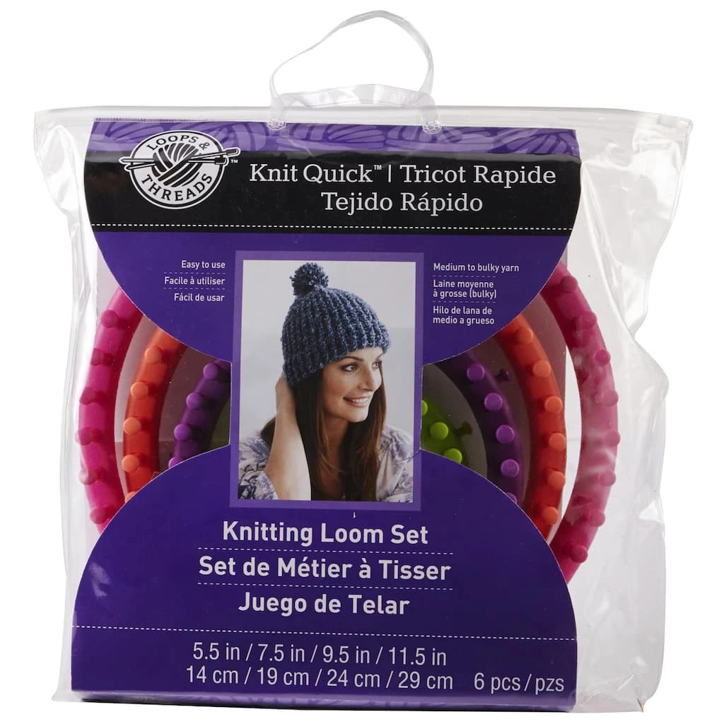 Deals 🔥 Loops & Threads® Knit Quick™ Knitting Loom Set 🔥 3 Deals 🔥 Loops & Threads® Knit Quick™ Knitting Loom Set 🔥 - Image 3