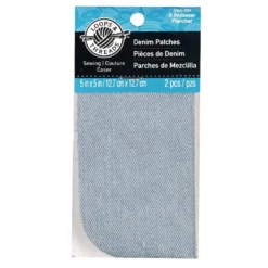New ðŸ‘ 24 Packs: 2 ct. (48 total) Stonewashed Denim Patches by Loops & Threads™ ðŸ¥°