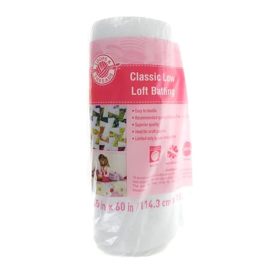 Best Sale 🔥 Classic Low Loft Batting by Loops & Threads™ ✨ 2 Best Sale 🔥 Classic Low Loft Batting by Loops & Threads™ ✨ - Image 2