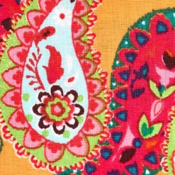 New ðŸ¤© Orange Paisley Cotton Fashionable Fabric by Loops & Threads® âœ”ï¸ -Loops & Threads Store 10411641 31