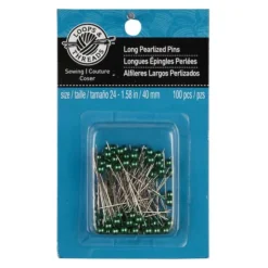 Brand new ðŸ‘ 12 Packs: 100 ct. (1,200 total) Long Pearlized Pins by Loops & Threads™ âœ”ï¸ -Loops & Threads Store 10453555