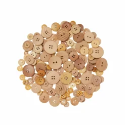 Cheapest ðŸ”¥ Light Brown Wooden Buttons By Loops By Loops & Threads® â¤ï¸ -Loops & Threads Store 10509318 12