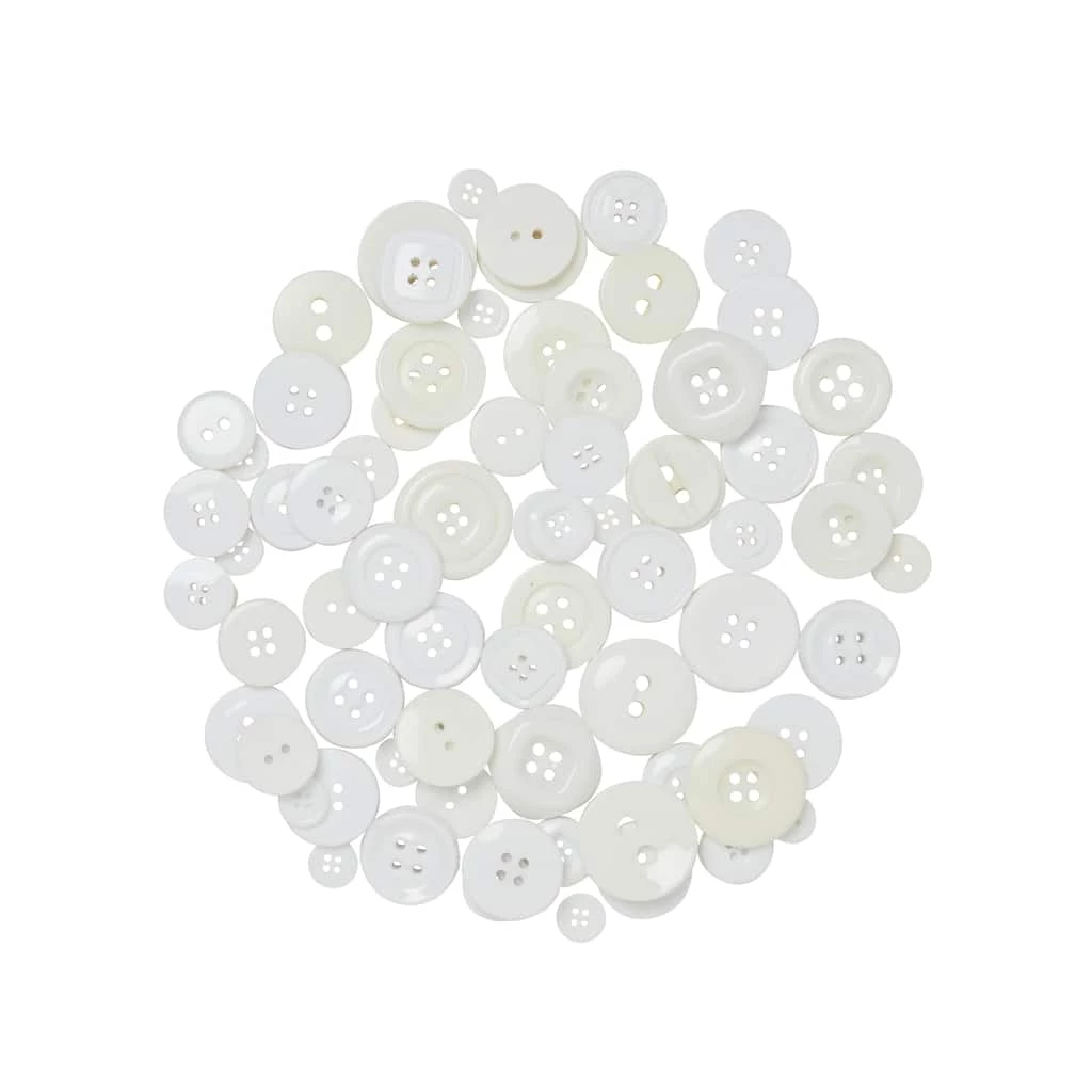 Top 10 💯 White Buttons Value Pack By Loops & Threads® 😠3 Top 10 💯 White Buttons Value Pack By Loops & Threads® 😠- Image 3