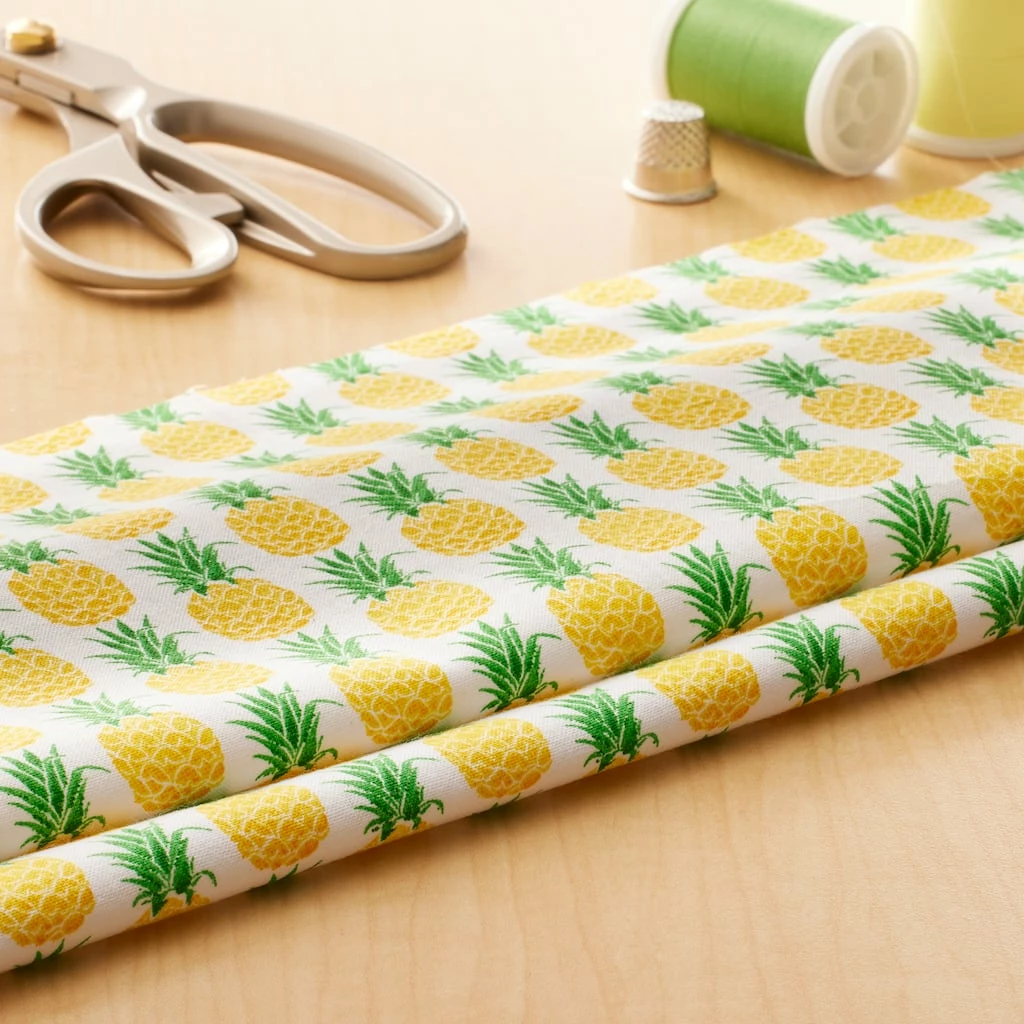 Top 10 😀 Pineapples Fabric By Loops & Threads® 😠2 Top 10 😀 Pineapples Fabric By Loops & Threads® 😠- Image 2