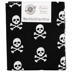 Outlet ðŸ‘ Black Skull Fabric By Loops & Threads® ðŸŽ‰