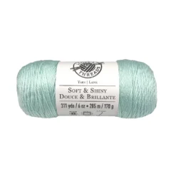 Cheap ✨ Soft & Shiny Solid Yarn by Loops & Threads® ðŸ‘
