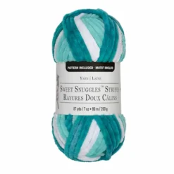 New âœ¨ 18 Pack: Sweet Snuggles™ Stripes Yarn by Loops & Threads® ðŸ›’ -Loops & Threads Store 10621521 1