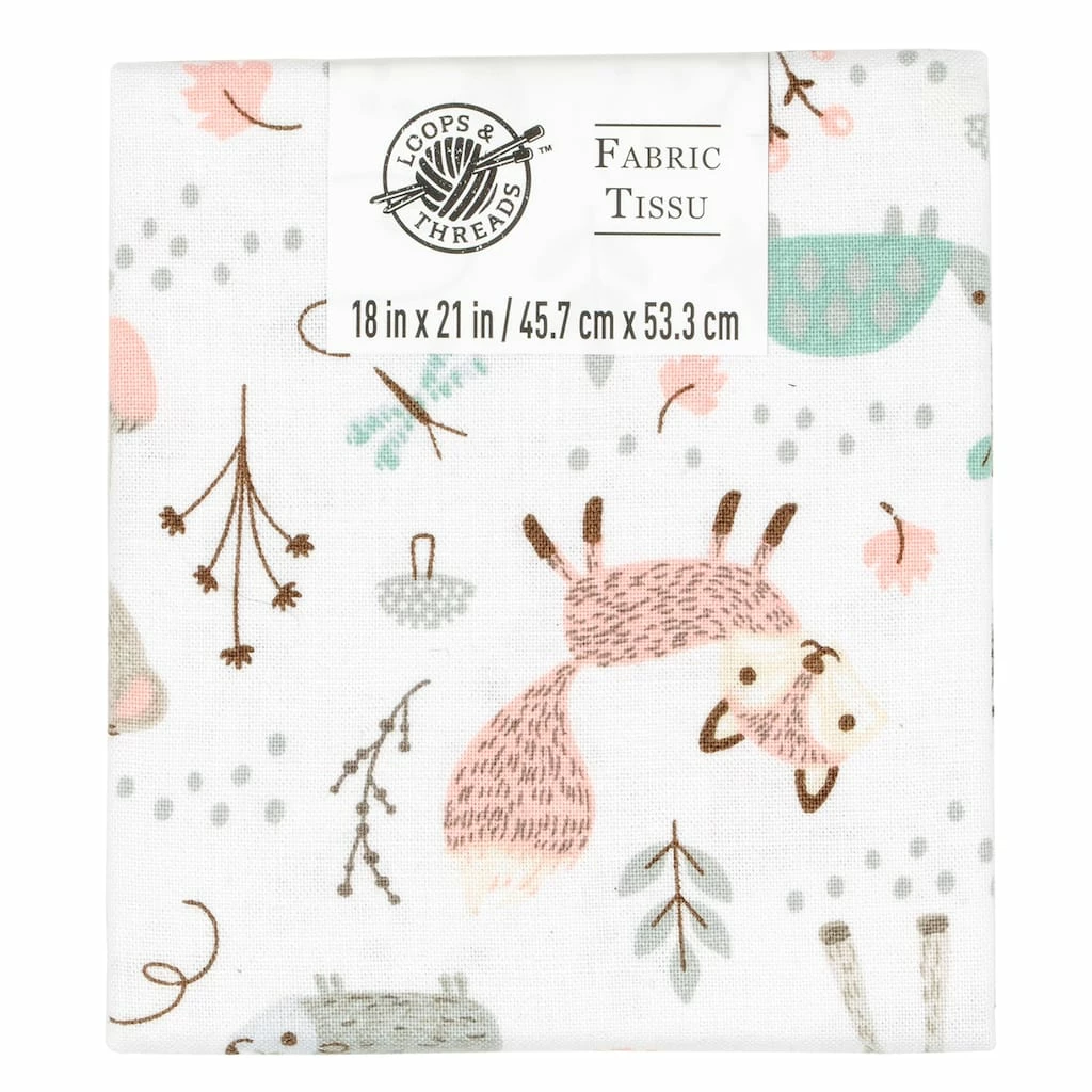 Flash Sale 🎠Forest Friends Cotton Fabric by Loops & Threads™ 😠1 Flash Sale 🎠Forest Friends Cotton Fabric by Loops & Threads™ ðŸ˜