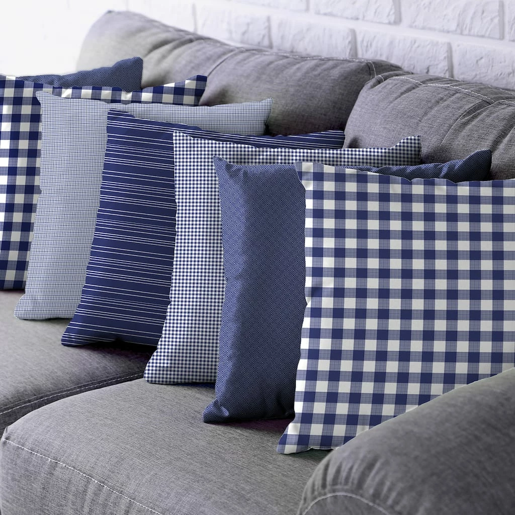 Wholesale 🎠Navy & White Plaid Cotton Fabric Bundle by Loops & Threads™ 🤩 3 Wholesale 🎠Navy & White Plaid Cotton Fabric Bundle by Loops & Threads™ 🤩 - Image 3