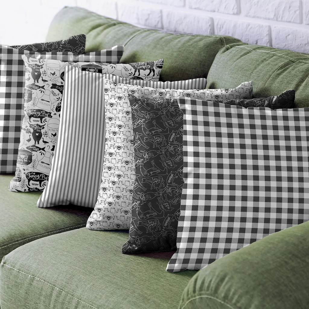 Hot Sale 🎠Black & White Farmhouse Cotton Fabric Bundle by Loops & Threads™ ⌛ 3 Hot Sale 🎠Black & White Farmhouse Cotton Fabric Bundle by Loops & Threads™ ⌛ - Image 3