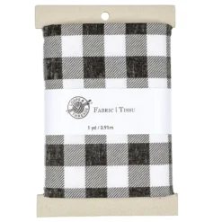 Best Sale ðŸ”¥ Black & White Buffalo Check Cotton Fabric by Loops & Threads™ â­
