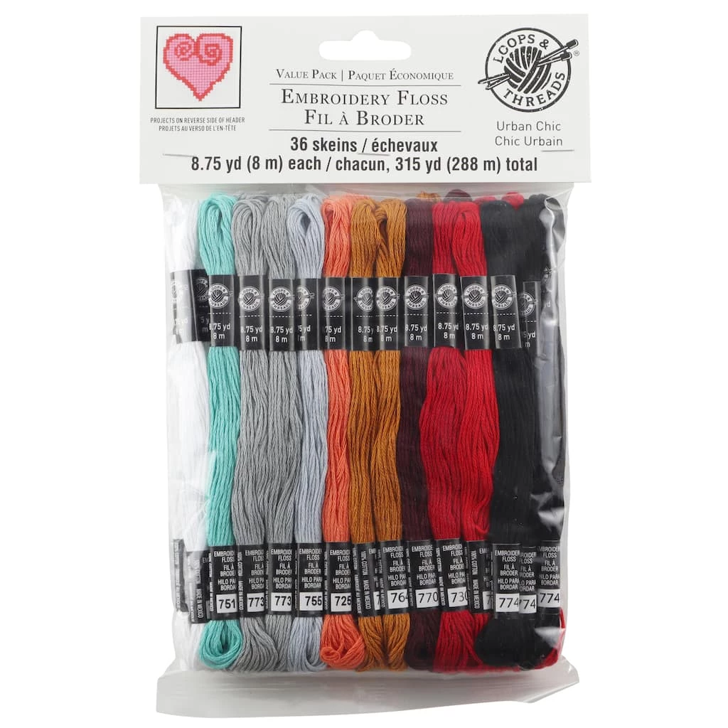 Best reviews of 👠Urban Chic Embroidery Floss by Loops & Threads®, 36ct. 🔥 2 Best reviews of 👠Urban Chic Embroidery Floss by Loops & Threads®, 36ct. 🔥 - Image 2