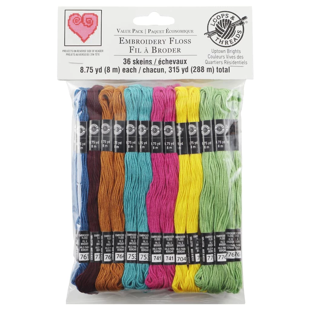 Best reviews of 🧨 12 Packs: 36 ct. (432 total) Uptown Brights Embroidery Floss by Loops & Threads® 😉 2 Best reviews of 🧨 12 Packs: 36 ct. (432 total) Uptown Brights Embroidery Floss by Loops & Threads® 😉 - Image 2