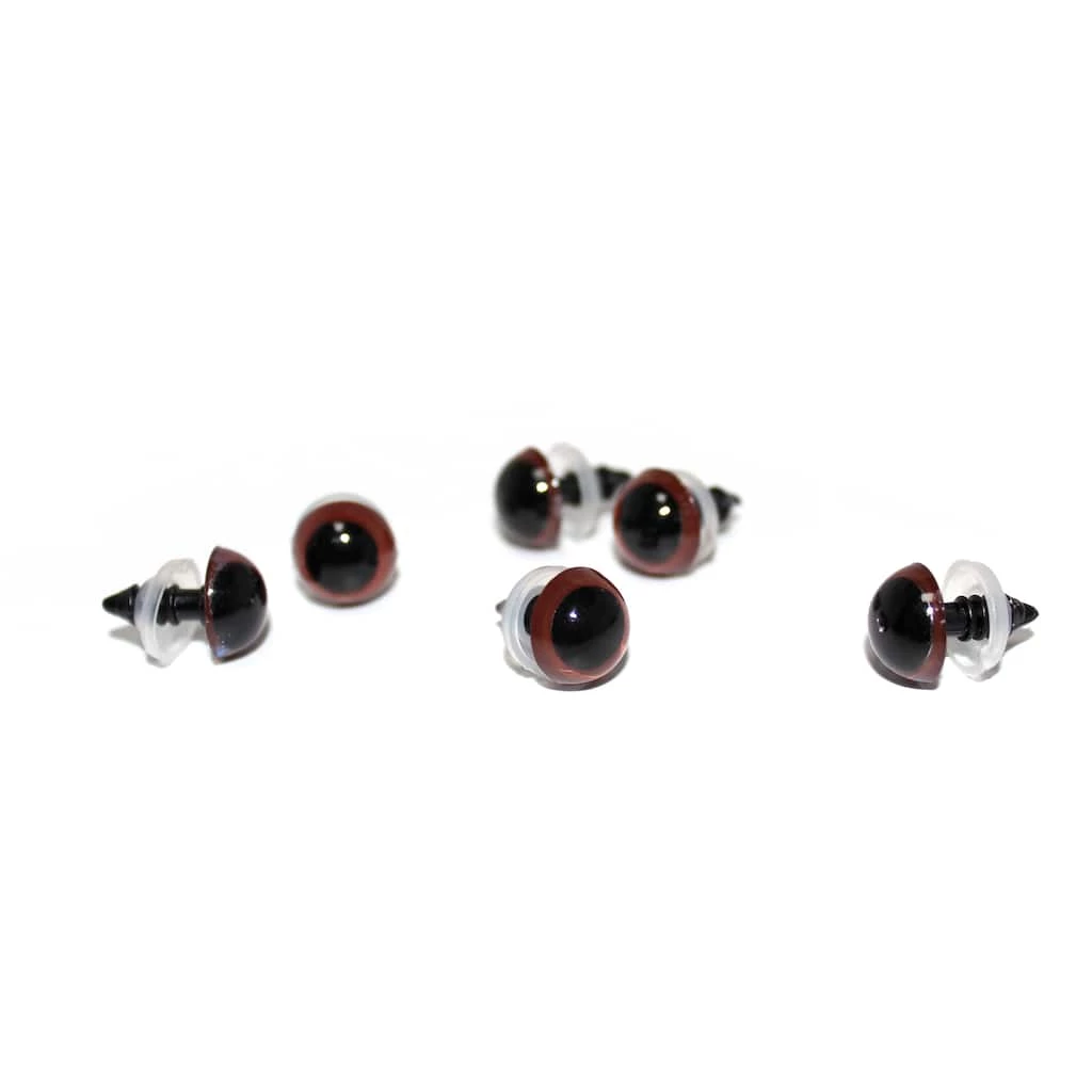 New â 12 Pack: 12mm Craft Eyes with Plastic Washers by Loops & Threads™ â 1 New â 12 Pack: 12mm Craft Eyes with Plastic Washers by Loops & Threads™ â