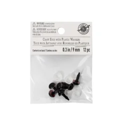 Best deal âœ”ï¸ 12 Pack: 9mm Craft Eyes with Plastic Washers by Loops & Threads™ 🧨 6 Best deal âœ”ï¸ 12 Pack: 9mm Craft Eyes with Plastic Washers by Loops & Threads™ 🧨 -Loops & Threads Store 10651094 3 1