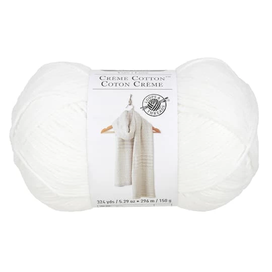 New ⌛ 15 Pack: Crème Cotton™ Yarn by Loops & Threads® 👠3 New ⌛ 15 Pack: Crème Cotton™ Yarn by Loops & Threads® 👠- Image 3