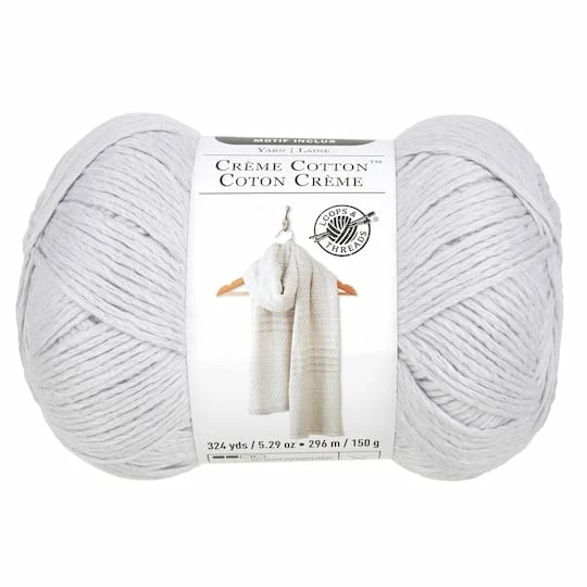 New ⌛ 15 Pack: Crème Cotton™ Yarn by Loops & Threads® 👠4 New ⌛ 15 Pack: Crème Cotton™ Yarn by Loops & Threads® 👠- Image 4