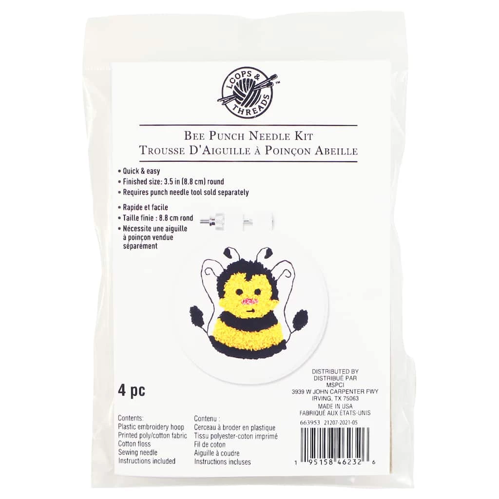 Best reviews of 🤩 Bee Punch Needle Kit by Loops & Threads® 🎠1 Best reviews of 🤩 Bee Punch Needle Kit by Loops & Threads® ðŸŽ