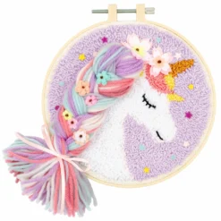Cheapest âœ”ï¸ Unicorn Punch Needle Kit by Loops & Threads® âŒ›