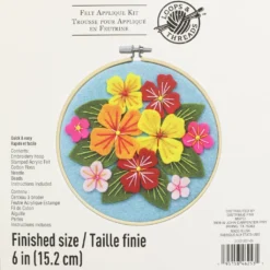 Cheap âŒ› Pastel Flowers Felt Applique Kit by Loops & Threads® ðŸ§¨ -Loops & Threads Store 10663963 1