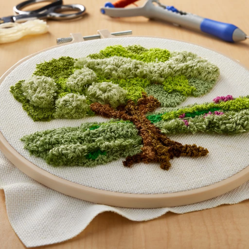 New 🎉 Tree Punch Needle Kit by Loops & Threads® 🥰 2 New 🎉 Tree Punch Needle Kit by Loops & Threads® 🥰 - Image 2