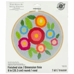 Deals ðŸ›’ Flowers Punch Needle Kit by Loops & Threads® ðŸ›’ -Loops & Threads Store 10663970 1