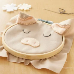 Best Sale ðŸ›’ Pig Felt Hoop Kit by Loops & Threads™ ðŸ˜€ -Loops & Threads Store 10663979 20