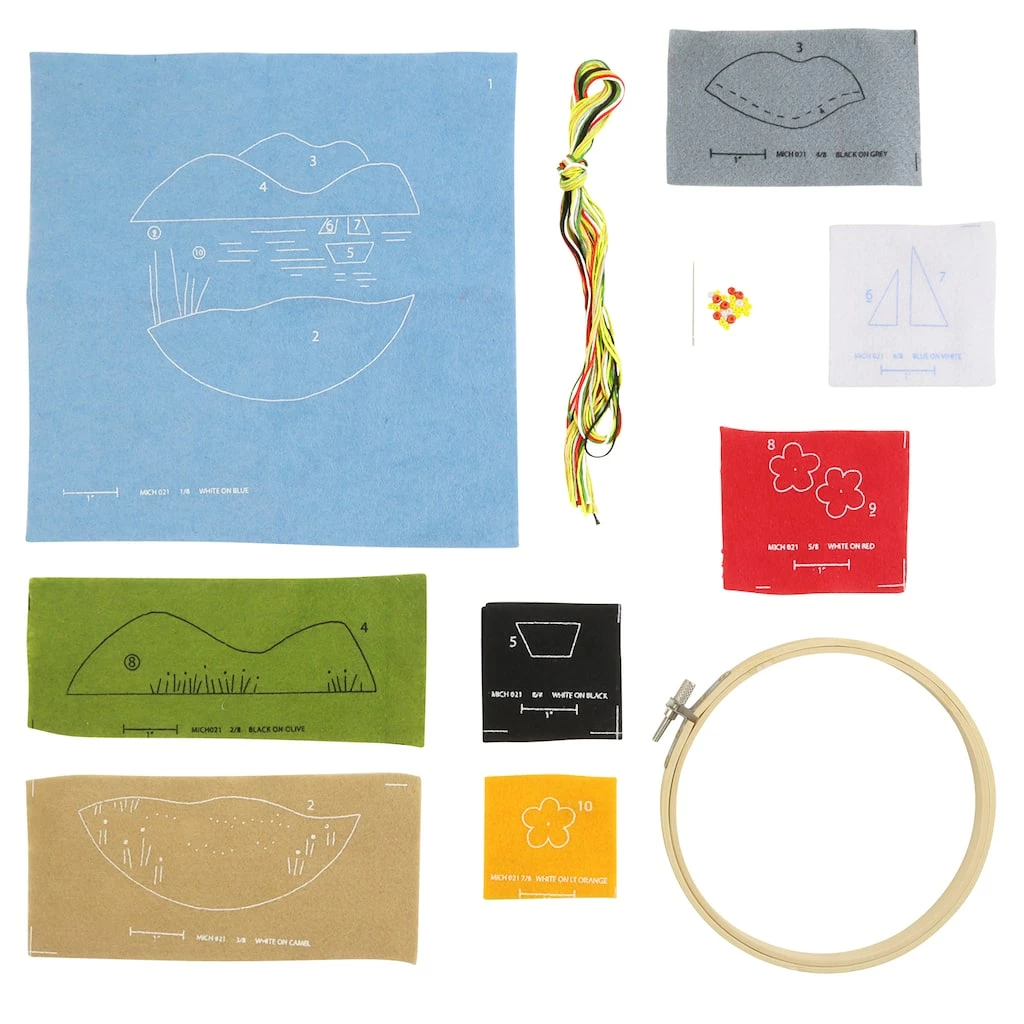 Outlet 😠Sailboat Felt Applique Kit by Loops & Threads® 🛒 4 Outlet 😠Sailboat Felt Applique Kit by Loops & Threads® 🛒 - Image 4