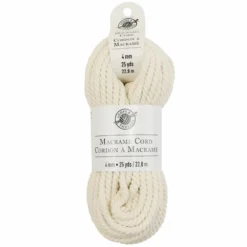 Flash Sale ðŸ”¥ Macramé Cotton Cord by Loops & Threads®, 25yd. ðŸ”¥ -Loops & Threads Store 10665944 1