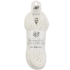 Brand new ðŸ”¥ 12 Pack: Macramé Cotton Cord by Loops & Threads®, 25yd. âœ¨ -Loops & Threads Store 10665946 1 1