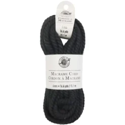 Brand new ðŸŒŸ 12 Pack: Macramé Cotton Cord by Loops & Threads®, 50ft. ðŸŽ‰ -Loops & Threads Store 10665948 1 1