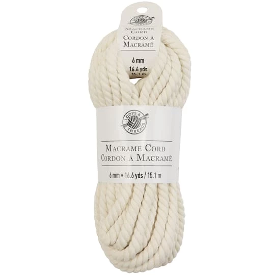 New ⌛ Macramé Cotton Cord by Loops & Threads®, 50ft. â¤ï¸ 6 New ⌛ Macramé Cotton Cord by Loops & Threads®, 50ft. â¤ï¸ - Image 6