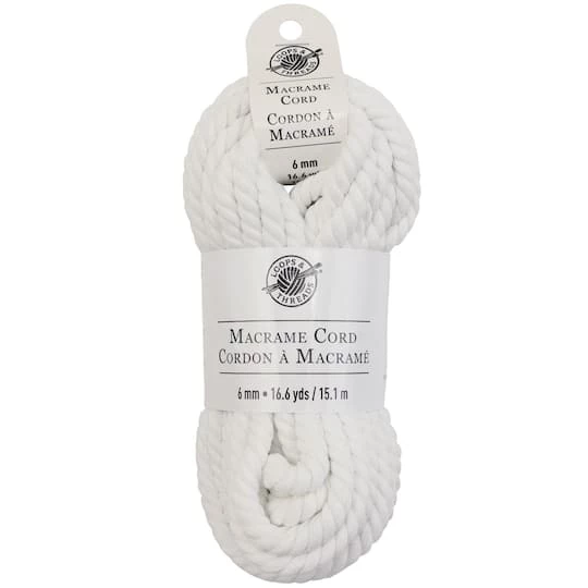 New ⌛ Macramé Cotton Cord by Loops & Threads®, 50ft. â¤ï¸ 7 New ⌛ Macramé Cotton Cord by Loops & Threads®, 50ft. â¤ï¸ - Image 7